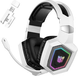 Căști de gaming Onikuma GT806 (alb)