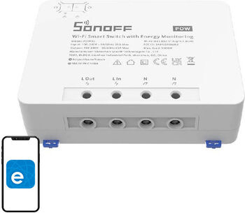 Comutator WiFi inteligent Sonoff POWR3 cu funcție de măsurare a curentului