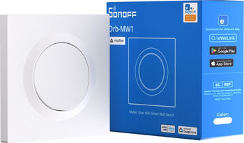 Comutator de perete inteligent Sonoff MINIR4M-E Matter.