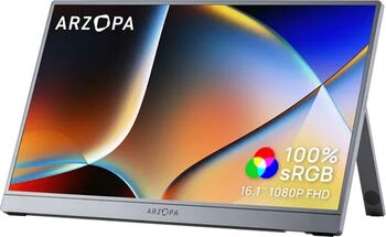 portabil ARZOPA Z1C de 16,1" (gri) - imagine 1