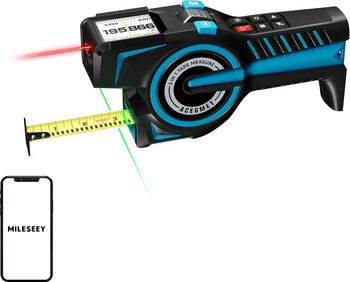 Telemetru laser Mileseey DTX 10 cu raza de măsurare de 100 de metri
