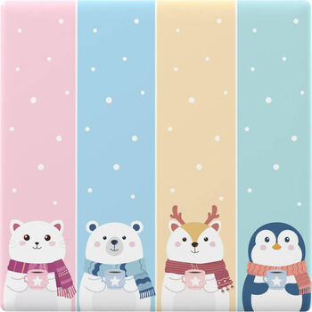 Capac decorativ / capac pentru comutatorul tactil T5 Sonoff Cartoon 4C.
