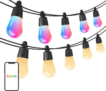 Ghirlanda luminoasă LEPRO ZB1-15 cu Wi-Fi, 15 m