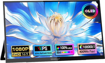portabil touchscreen Zeuslap 13.3" OLED 1ms - imagine 1