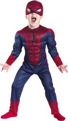 Costum Spiderman cu mușchi pentru copii mărime M 5 - 7 ani