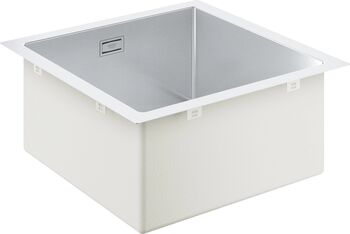 Chiuvetă bucătărie Grohe K700 31578SD1 464 x 464 mm montare pe blat 1 cuva set scurgere antifonare Inox