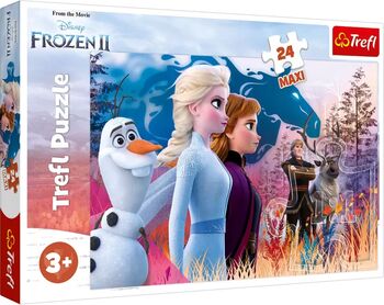 Puzzle Trefl 24 Maxi Frozen2 Călătoria magică — imaginea 2