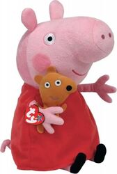 Plus Ty 28cm Beanie Babies Peppa Pig Peppa