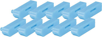Port blocker Lindy 10 x Displayport, material ABS, albastru