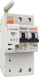 Siguranta automata inteligenta cu contorizare iHunt Home WIFI Smart Circuit Breaker with Metering Function 2P 100A WiFi 2 poli 1P+N 100A