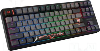 Tastatura Mecanica Gaming Fury Kanabo K6, USB, Negru și Gri