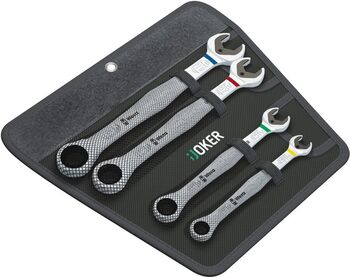 Wera Joker foot ring ratchet spanner set - 4-pieces - 05073290001