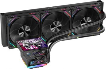 Cooler procesor lichid 360 AIO 1stPlayer LCD ARGB FT 360-bk FAST personalizabil