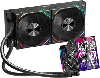 Cooler procesor lichid 240 AIO 1stPlayer LCD ARGB FT 240-bk FAST personalizabil