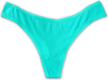Chiloti Tanga Dama Elastici Marime Universala Compatibil S M L 30-45 cm Turcoaz