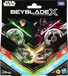 Beyblade x star wars pachet duo luke skywalker 4-80b și darth vader 4-60p — imaginea 2