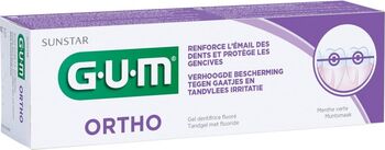 Pasta De Dinți Ortodontica GUM Sunstar Ortho Pasta Dent Curățare Pentru Aparat Dentar Protecție Împotriva Plăcii 75 ml