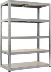 Raft metalic 5 polite MDF STRATEGIC 180x100x40 CM 100 kg/polita fixare prin clipsare cadru metalic din otel galvanizat