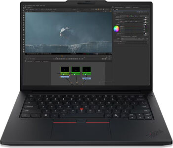 gaming 14.5" Lenovo ThinkPad P14s Gen 7 Intel Ultra 9 386H (18MB 4.9GHz) 64GB DDR5 1TB SSD RTX PRO 1000 8GB Windows 11 Po Black - imagine 1