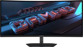 LED Curbat Gigabyte GS34WQCA, 34 inch, 3440 x 1440 pixeli, 1 ms, Black