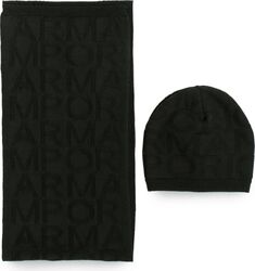 Set caciula si fular Emporio Armani 407512 Verde S INTL