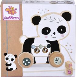 Eichhorn Jucărie De Tras Ursuleț Panda De Lemn 15cm