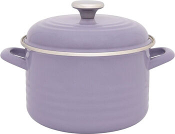 Oală cu capac Standard Metalacemail 20cm 4l lila pastel