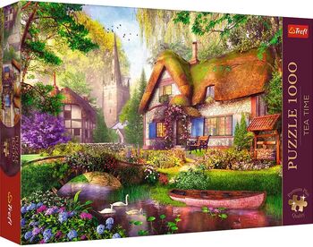 Puzzle Trefl 1000 Premium Plus Tea Time Căsuță Din Pădure