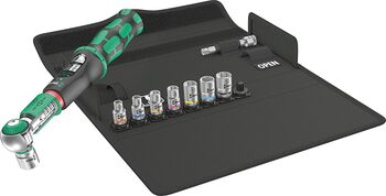 Unelte Wera Safe-Torque A1, set de 10 bucăți, cheie dinamometrica (negru/verde, pătrat 1/4", 2-12 Nm)