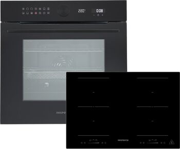 Electrocasnic cuptor incorporabil și plita Respekta ASET9008800I Negru