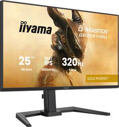 Iiyama G-MASTER GB2591HSU-B1 (68.6 cm, negru mat, FullHD, IPS rapid, mufa HDMI, mufa DP, hub USB, panou 320Hz)