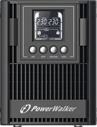 UPS 1000VA 900W Bluewalker Double-conversion PowerWalker VFI 1000 AT, 3x priza protecție