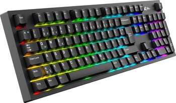 Tastatura OfficePal KB70W (negru, dispunere DE, Sharkoon Linear)