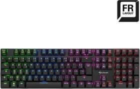 Tastatura Sharkoon PureWriter RGB Albastru (layout francez)