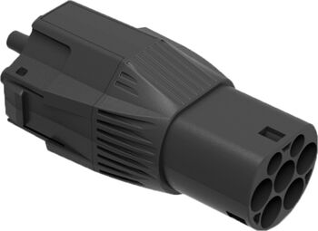 Sursa NRGkick pentru stații de încărcare tip 2, putere maximă 32A, 22kW, conector (negru/rosu, compatibil cu unitatea de încărcare NRGkick)