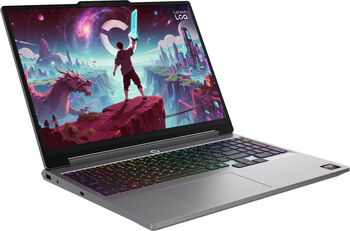 Laptop Lenovo LOQ 15AHP11 (83TN0027GE) (gri, AMD Ryzen 7 250, NVIDIA GeForce RTX 5060, 16 GB DDR5, 1 TB (1 TB SSD), Windows 11 Home) - Layout DE