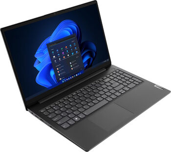 Lenovo V15 G4 (82YY006SGE) (negru, AMD Ryzen 7 5825U, Grafica AMD Radeon, 8 GB DDR4, 256 GB SSD, Windows 11 Pro) - Layout DE