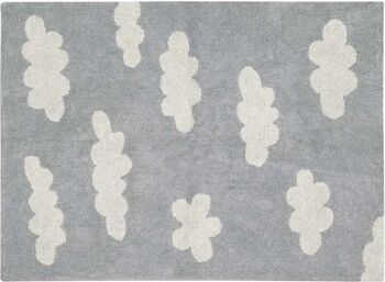 Covor Lorena Canals Nori Gri 120x160 cm Lavabil Bumbac Manoara Copii