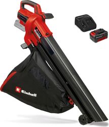 Aspirator Einhell Power X-Change VENTURRO 18/210 Kit, 18Volt, aspirator/suflant frunze (roșu/negru, 1x acumulator Li-Ion 4,0Ah, ALIANTA POWER FOR ALL)