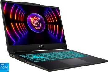 MSI Cyborg 15 A13VE-1005 (negru/transparent, Intel reg, Core? i5-13420H, NVIDIA GeForce RTX 4050, 16 GB DDR5, 512 GB (SSD), fara sistem de operare) - Layout DE
