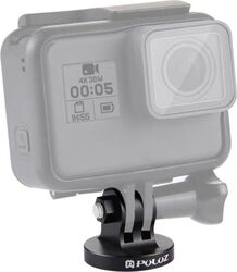 Suport Puluz cu filet CNC de 1/4" pentru camere de acțiune (negru)