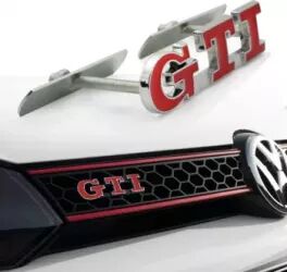 Emblema GTI grila fata Volkswagen