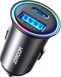 Incarcator auto Joyroom JR-CCN04 USB/USB-C 60W Negru