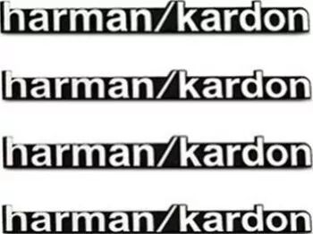 Set emblemă Harman/Kardon pentru boxa de mașina 4 bucăți/set din ABS