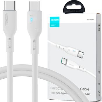 Cablu de date telefon Joyroom Universal USB-C 100 W 1.2 m Alb