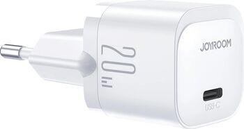 Incarcator rețea Joyroom Mini JR-TCF02 USB-C Quick Charge 20W Alb