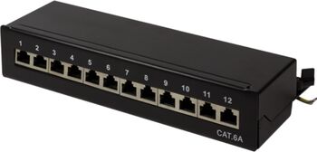 Patch Panel Logilink NP0019B 12 porturi Black