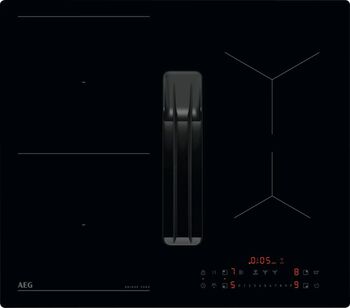 Plita incorporabila AEG TT64CB00CB Inducție 4 zone de gătit Seria 6000 Booster Control touch Oprire automata Hota încorporată putere de