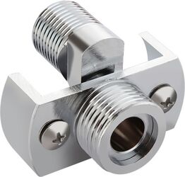 Excentric Reglabil Baterie Dus CZAY® Racord Unghi Ajustare Extins 0-40º Accesoriu Instalare Robinet Adaptor Universal Curbat Montare pe Perete Lungime Filet 25mm Cupru Argint