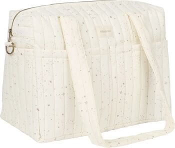 Geanta pentru scaun de copil Nobodinoz STORIES 40 x 30 x 25 cm culoare Calea Lactee Naturala
